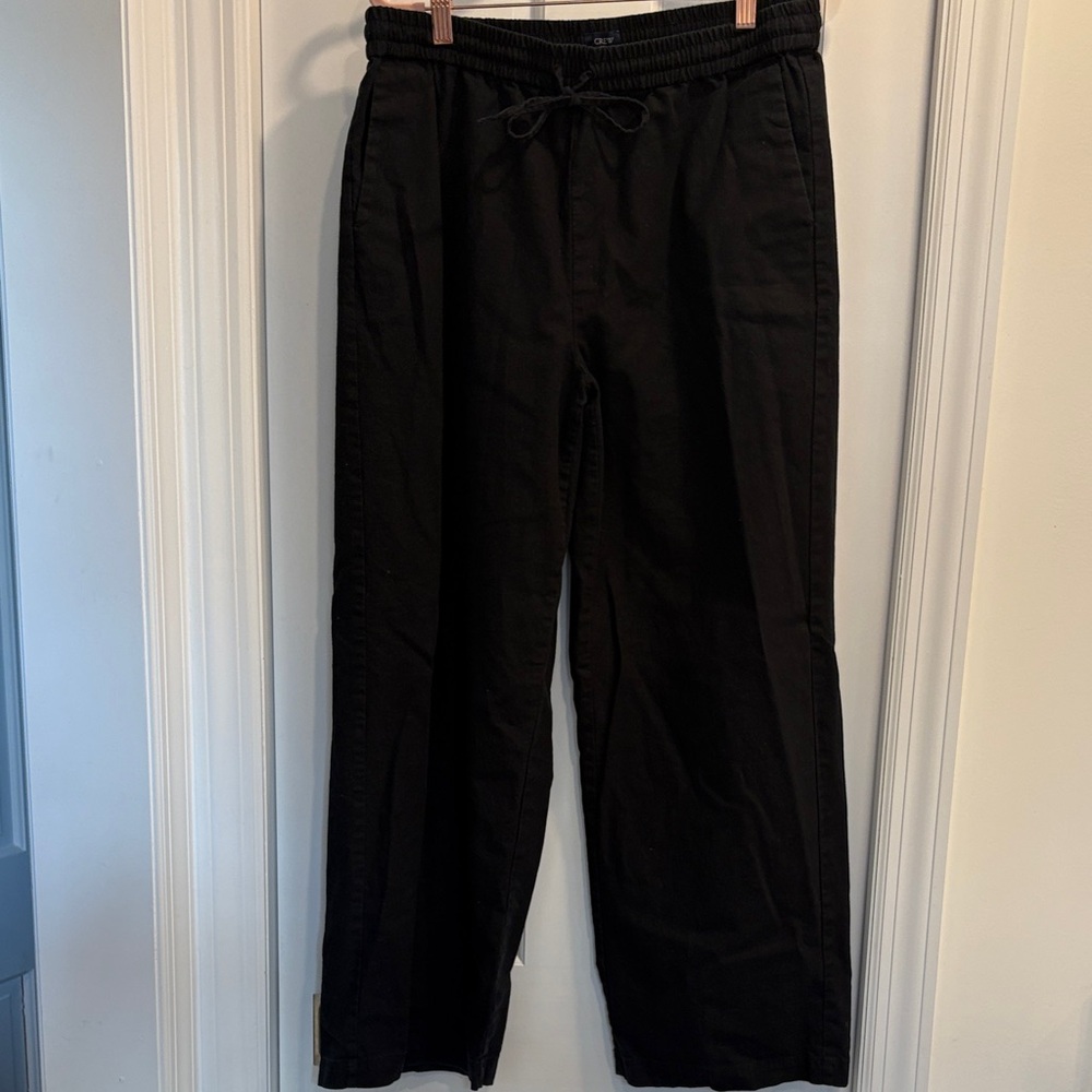 J crew women’s linen pants with Drawstring